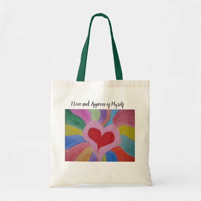 Self Love Affirmation Tote Bag (Front)