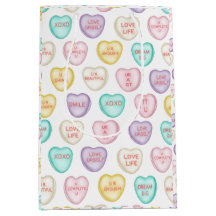 Self Love Candy Hearts - White Gift Bag