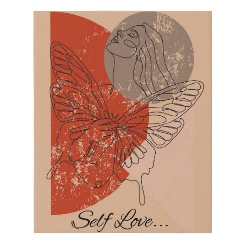 Self Love Canvas Wall Art