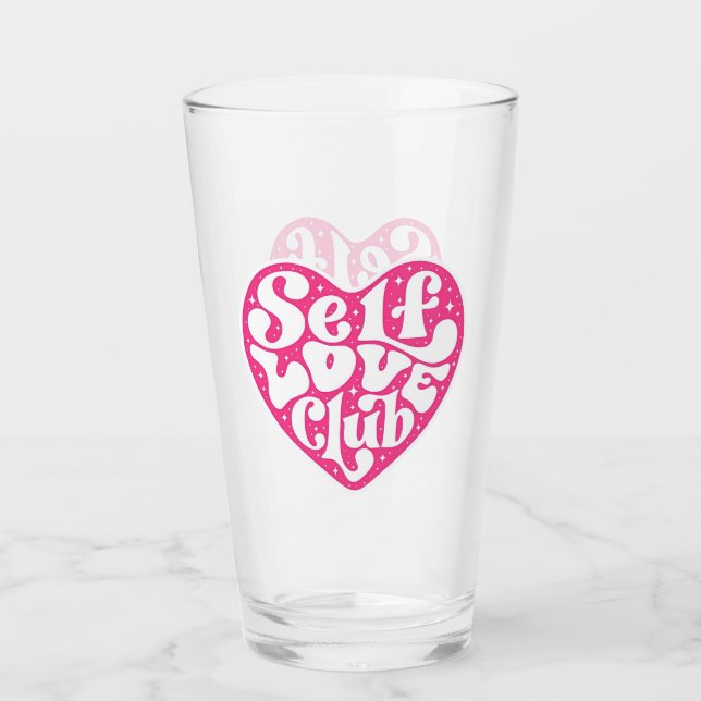 Self Love Club Glass (Front)