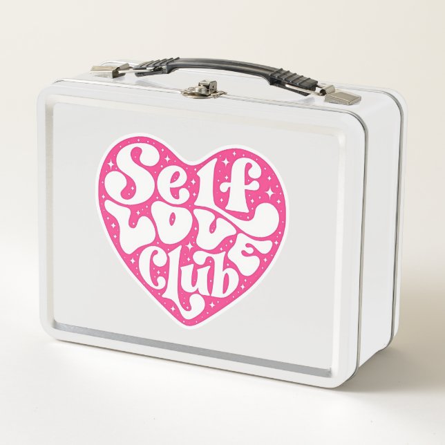 Self Love Club Metal Lunch Box (Front)