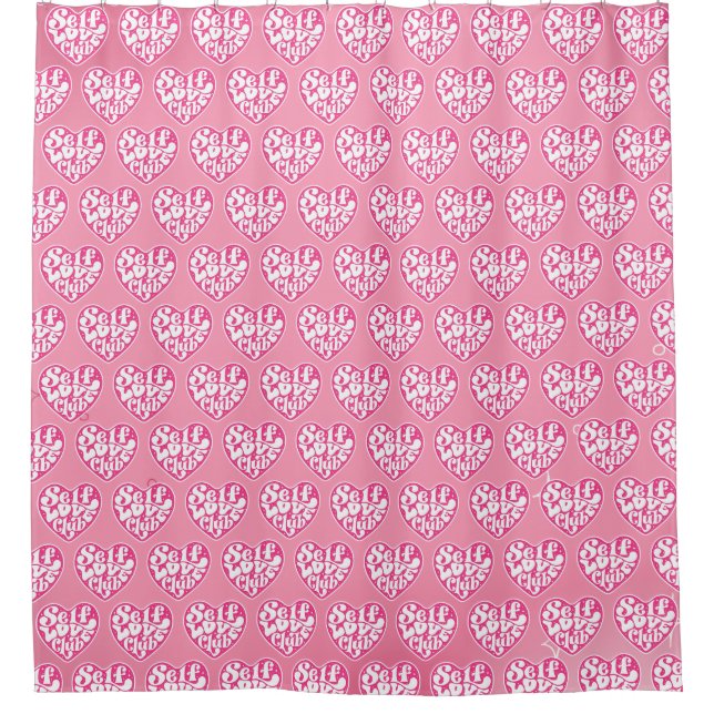 Self Love Club Shower Curtain (Front)