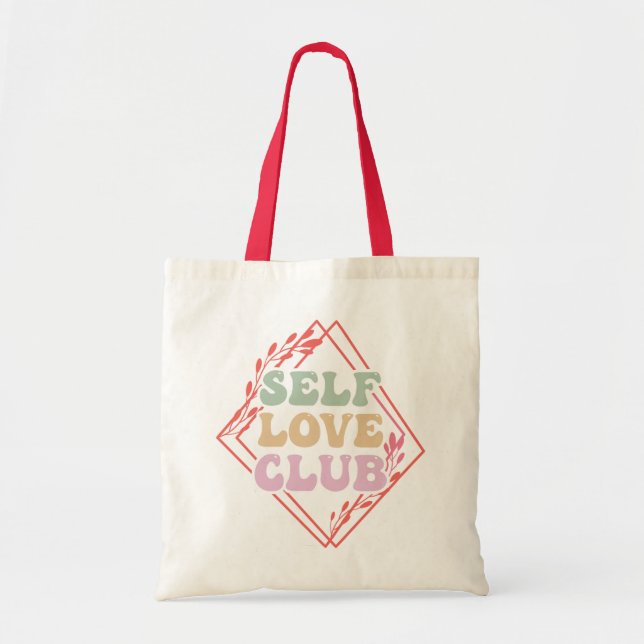 Self love club tote bag (Front)
