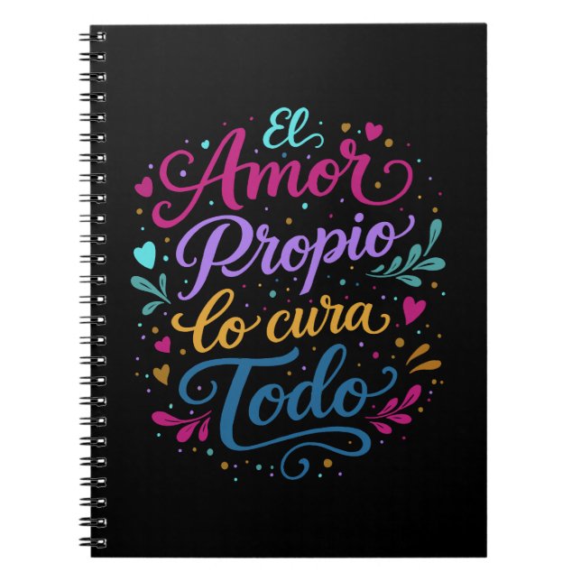 Self love cures everything notebook (Front)