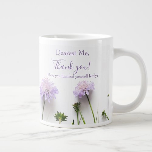 Self Love Empowerment Inspirational Dandelion Giant Coffee Mug