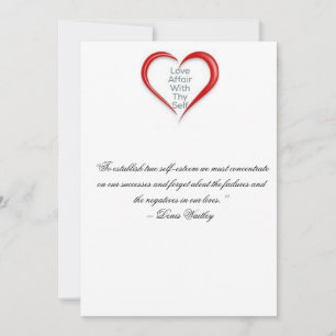 Self Love Encouragement Card