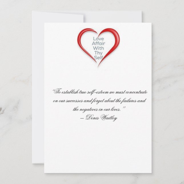 Self Love Encouragement Card (Front)