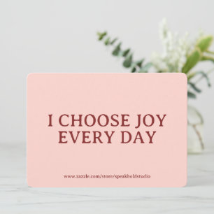 Self-Love, Encouragement Customizable Gift for Her Holiday Card