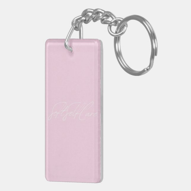 Self-Love Everyday – Inspirational Self-Care Keych Keychain (Back Right)