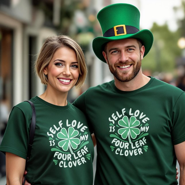 Self Love Four Leaf Clover Unisex T-Shirt (Creator Uploaded)