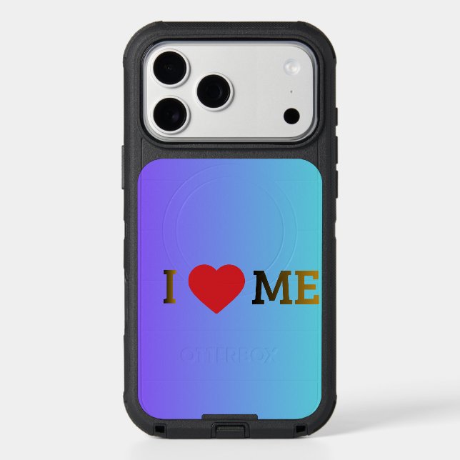 Self Love Gradient iPhone Case Motivational Quote (Back)