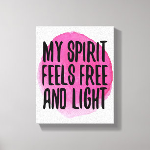 self love inspiration for life acceptance canvas print