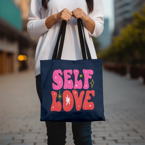 Self Love Inspirational Motivational Quote Trendy Tote Bag