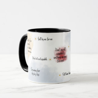 Self Love Inspirational Quote Mug, Soft Feminine Mug