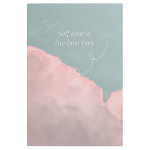 Self Love Is the Best Love – Inspirational Wall Ar Gallery Wrap