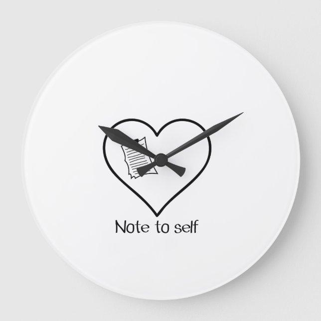 self love large clock (Front)