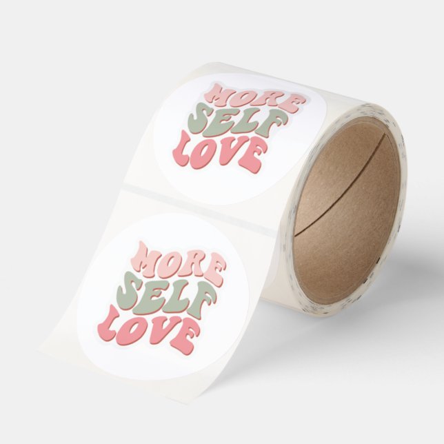 self love mental stickers (Roll)