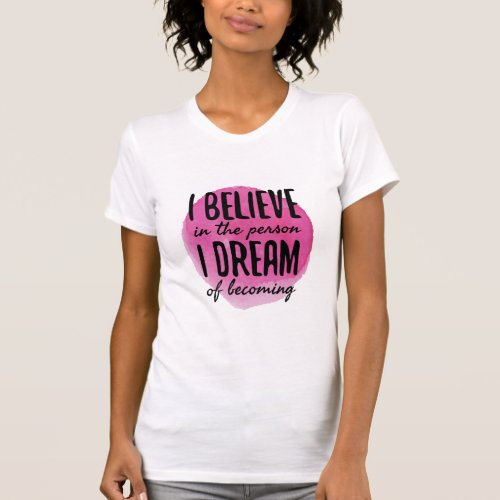 self love motivational words for self care T_Shirt
