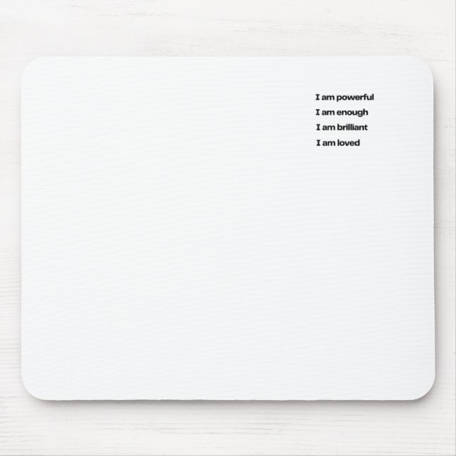 Self-Love Mouse Carpet Mouse Pad (Front)