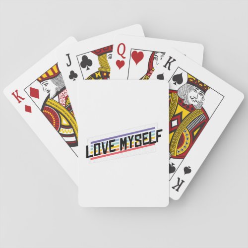 Self love playing cards