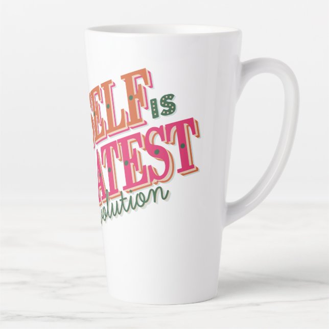 Self Love Quotes Latte Mug (Right)