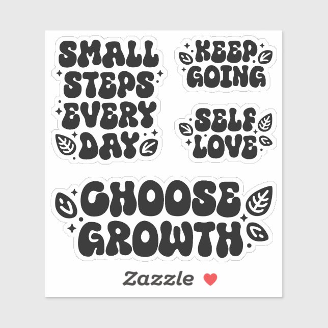 Self love quotes sticker (Sheet)