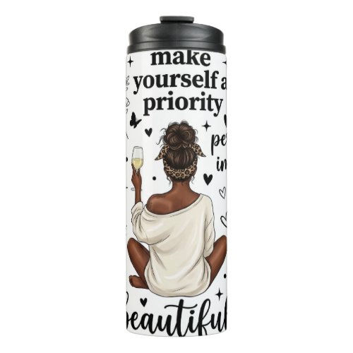 Self Love Quotes Thermal Tumbler