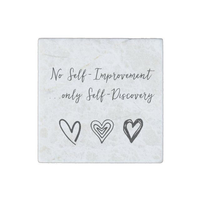 Self-Love Self-Discovery Stone Magnet (Front)