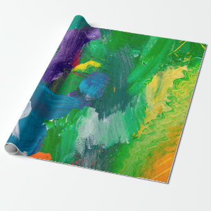 Self made abstract background. abstract,acrylic,ar wrapping paper