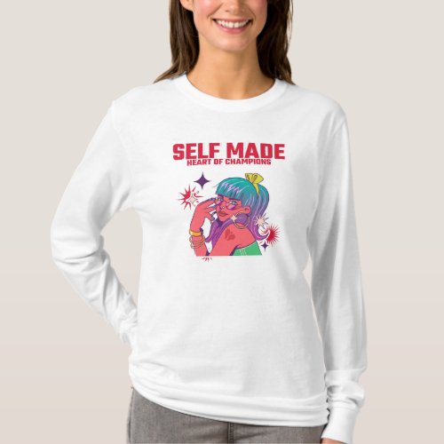 Self Made Heart of Champions T_Shirt