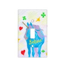 Self-Made Unicorn Inspirational Light Switch Cover