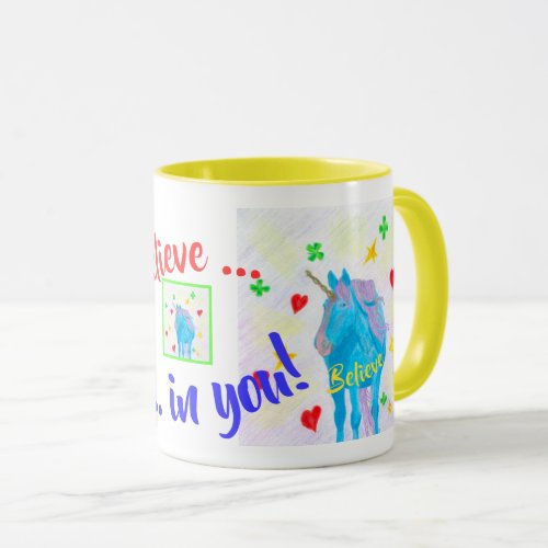 Self_Made Unicorn Inspirational Mug