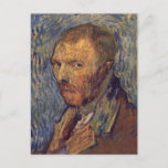 Self-mutilated ear portrait - Van Gogh Postcard<br><div class="desc">This is a Vincent Van Gogh Self Portrait of when he mutilated his own ear.</div>