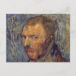 Self-mutilated ear portrait - Van Gogh Postcard<br><div class="desc">This is a Vincent Van Gogh Self Portrait of when he mutilated his own ear.</div>