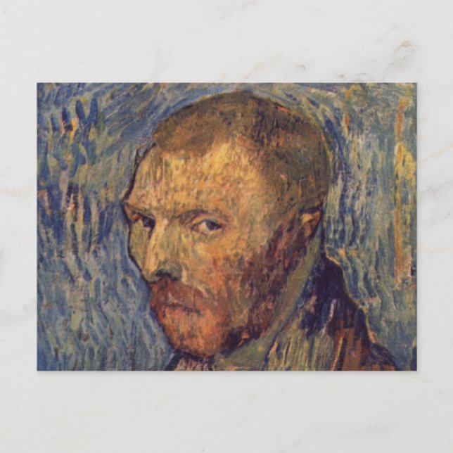 Self-mutilated ear portrait - Van Gogh Postcard (Front)
