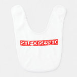 Self-obsessed Stamp Baby Bib