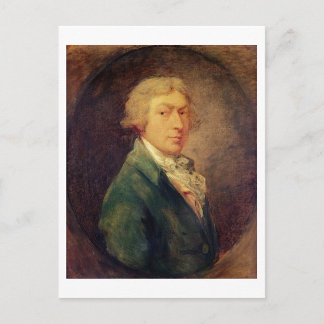 Self Portrait, 1787 (oil on canvas) 2 Postcard (Front)