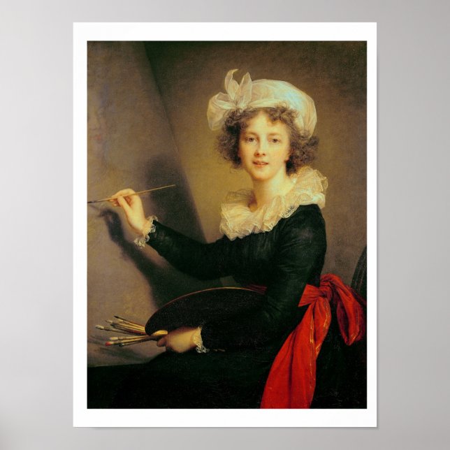 Self Portrait, 1790 (oil on canvas) Poster (Front)