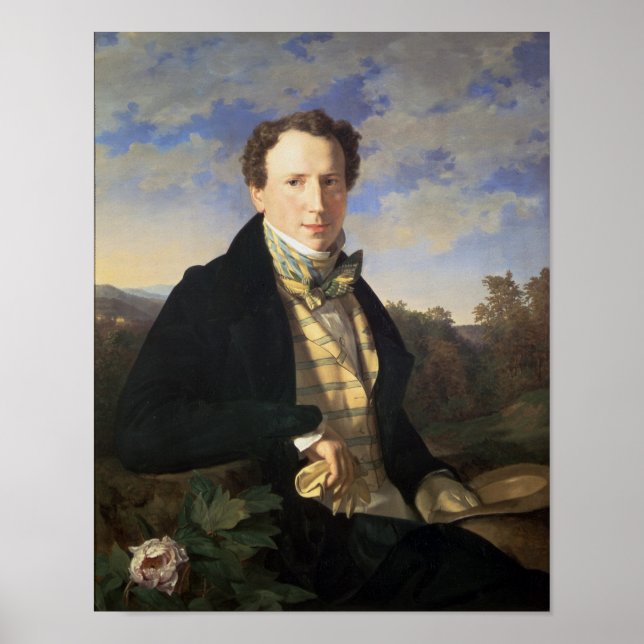 Self portrait, 1828 poster (Front)