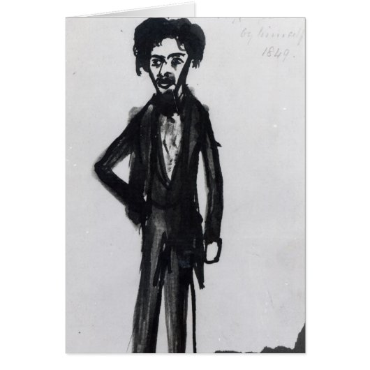 Self Portrait, 1849 Cards (Front)