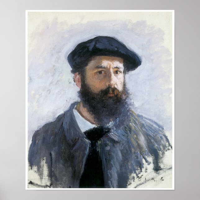 Self-Portrait, 1886, Claude Monet Poster (Front)