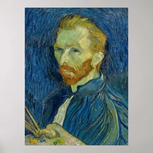 Self_Portrait 1889 by Van Gogh Poster