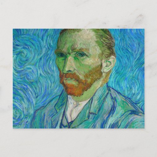 Self_Portrait 1889 by Vincent van Gogh Postcard