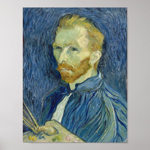 Self_Portrait 1889 by Vincent van Gogh Poster