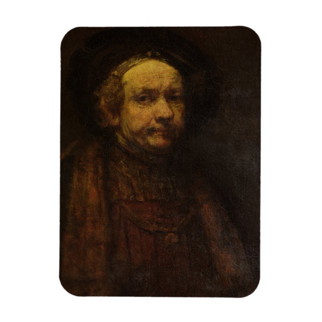 Self Portrait as an Old Man, c.1664 (oil on canvas Magnet (Vertical)