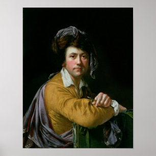 Self Portrait at the age of about Forty, c.1772-3 Poster