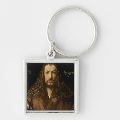 Self Portrait at the Age of Twenty_Eight 1500 Keychain