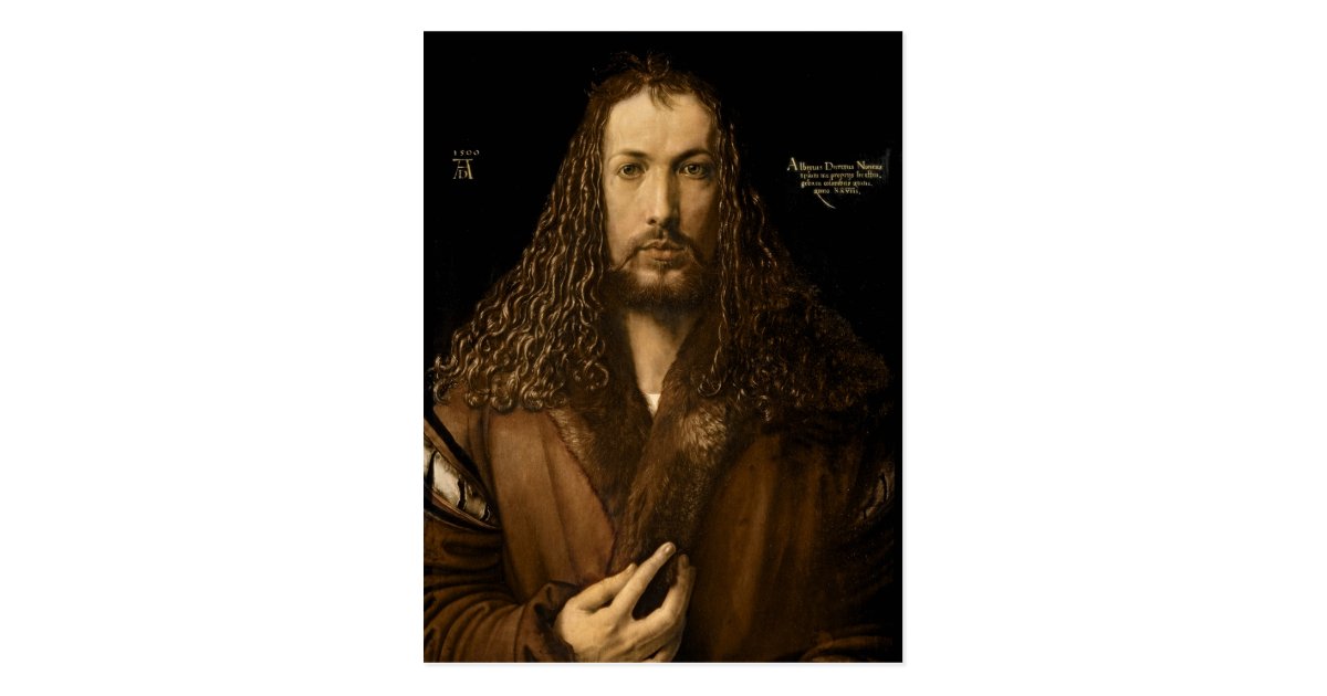 Self Portrait at the Age of Twenty-Eight, 1500 Postcard | Zazzle.com