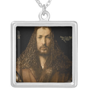 Self Portrait at the Age of Twenty-Eight, 1500 Silver Plated Necklace