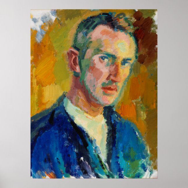 Self-Portrait (by Magnus Enckell) Poster (Front)